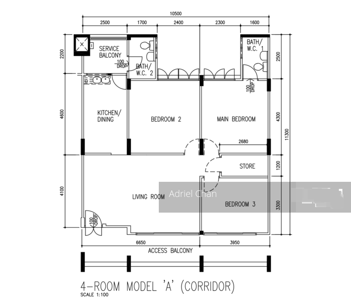 Blk 345 Woodlands Street 32 (Woodlands), HDB 4 Rooms #153286002